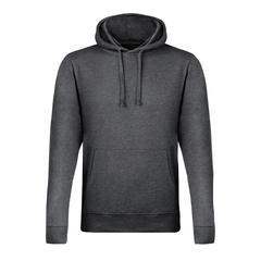 Vue Sweat-Shirt Adulte Landon de couleur noir| Krokrodeal