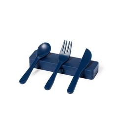 Vue Set Couverts Florax de couleur bleu| Krokrodeal