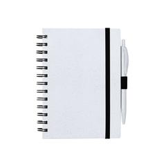 Vue Cahier Ciara de couleur noir| Krokrodeal