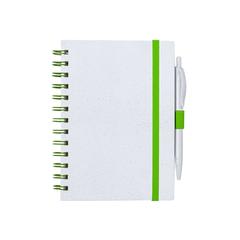 Vue Cahier Ciara de couleur vert| Krokrodeal