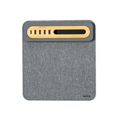 Vue Tapis Souris Multifonction Craig de couleur gris| Krokrodeal