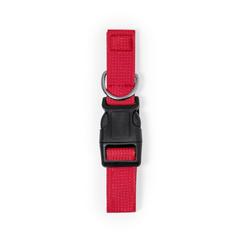 Vue Collier Mastif de couleur rouge| Krokrodeal