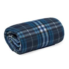 Vue Couverture Barzagli de couleur bleu| Krokrodeal