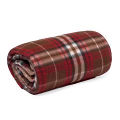 Vue Couverture Barzagli de couleur rouge| Krokrodeal