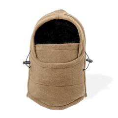 Vue Tour de Cou et Bonnet Tecko de couleur beige| Krokrodeal