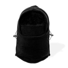 Vue Tour de Cou et Bonnet Tecko de couleur noir| Krokrodeal