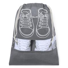 Vue Sac à Chaussures Cyde de couleur gris| Krokrodeal