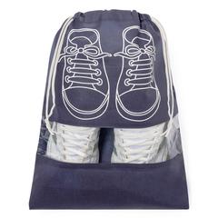 Vue Sac à Chaussures Cyde de couleur bleu| Krokrodeal