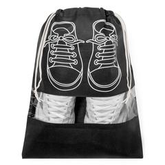 Vue Sac à Chaussures Cyde de couleur noir| Krokrodeal