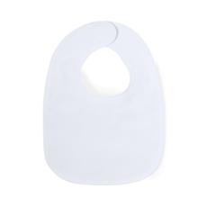Vue Bavoir Ruby de couleur blanc| Krokrodeal