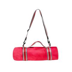 Vue Couverture Picnic Zoran de couleur rouge| Krokrodeal