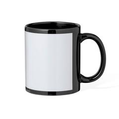 Vue Tasse Sublimation Orchix de couleur noir| Krokrodeal