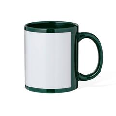Vue Tasse Sublimation Orchix de couleur vert| Krokrodeal
