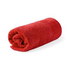 Vue Serviette Koleva de couleur rouge| Krokrodeal