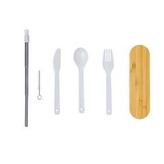 Vue Set Couverts Milner de couleur blanc| Krokrodeal