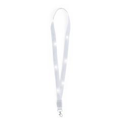 Vue Lanyard Wilou de couleur blanc| Krokrodeal