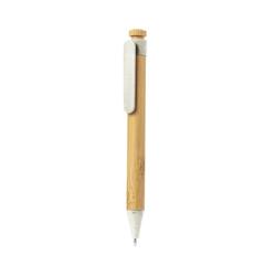 Vue Stylo Melky de couleur beige| Krokrodeal