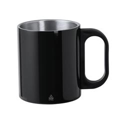 Vue Tasse Korpla de couleur noir| Krokrodeal