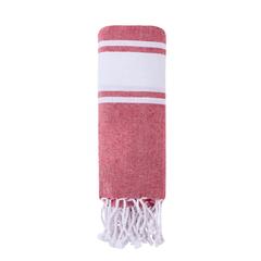 Vue Sac à Dos Paréo Carey de couleur rouge| Krokrodeal