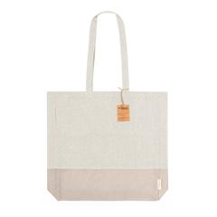 Vue Sac Kauna de couleur beige| Krokrodeal