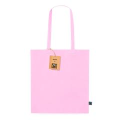 Vue Sac Inova Fairtrade de couleur rose| Krokrodeal