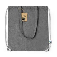 Vue Sac à Dos Riak Fairtrade de couleur noir| Krokrodeal