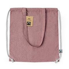 Vue Sac à Dos Riak Fairtrade de couleur rouge| Krokrodeal