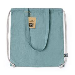 Vue Sac à Dos Riak Fairtrade de couleur vert| Krokrodeal