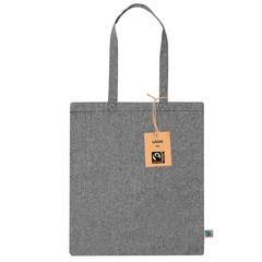 Vue Sac Lazar Fairtrade de couleur noir| Krokrodeal