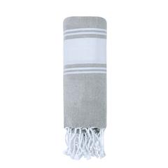 Vue Paréo Serviette Donell de couleur gris| Krokrodeal