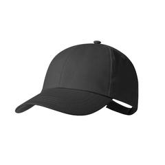 Vue Casquette Haliard de couleur noir| Krokrodeal