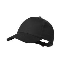 Vue Casquette Brauner de couleur noir| Krokrodeal