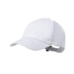 Vue Casquette Daimat de couleur blanc| Krokrodeal