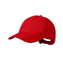 Vue Casquette Daimat de couleur rouge| Krokrodeal
