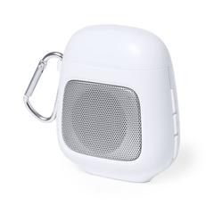 Vue Écouteurs Haut-Parleurs Boxy de couleur blanc| Krokrodeal