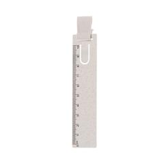 Vue Règle Marque Pages Loiza de couleur beige| Krokrodeal