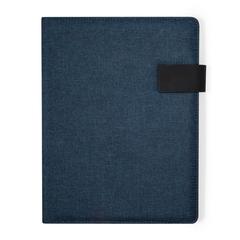 Vue Porte-Documents Linnoa de couleur bleu| Krokrodeal