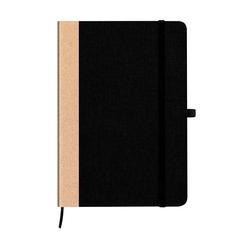 Vue Bloc Notes Andrik de couleur noir| Krokrodeal