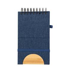 Vue Cahier Support Alyxa de couleur bleu| Krokrodeal