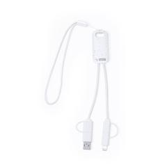 Vue Câble de Charge Surgex de couleur blanc| Krokrodeal