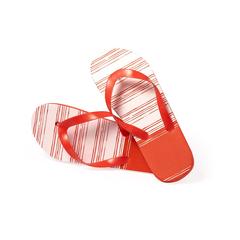 Vue Tongues Manisok de couleur rouge| Krokrodeal