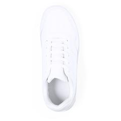 Vue Baskets Parisix de couleur blanc| Krokrodeal