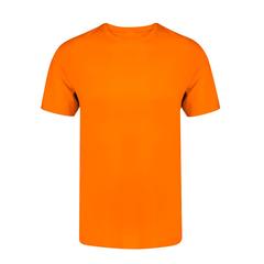 Vue T-Shirt Adulte Couleur Seiyo de couleur orange| Krokrodeal