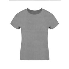 Vue T-Shirt Femme Couleur Seiyo de couleur gris| Krokrodeal