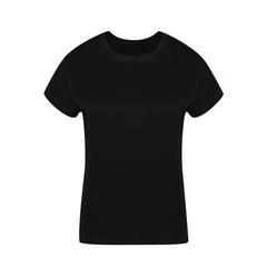 Vue T-Shirt Femme Couleur Seiyo de couleur noir| Krokrodeal