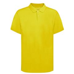 Vue Polo Adulte Couleur Koupan de couleur jaune| Krokrodeal