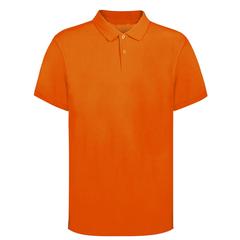 Vue Polo Adulte Couleur Koupan de couleur orange| Krokrodeal