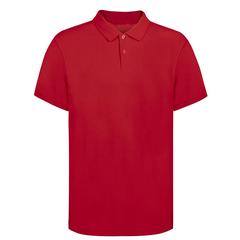 Vue Polo Adulte Couleur Koupan de couleur rouge| Krokrodeal