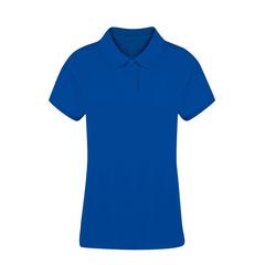 Vue Polo Femme Couleur Koupan de couleur bleu| Krokrodeal