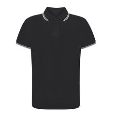 Vue Polo Tecnic Zawak de couleur noir| Krokrodeal